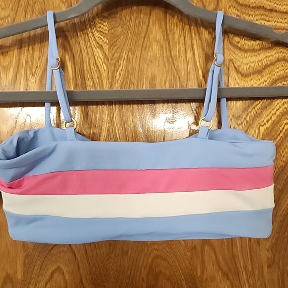 Rebel Stripe Bikini Top by L Space - Picture 6 of 7